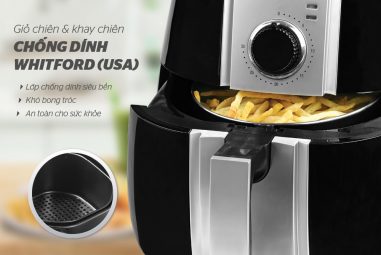 2 Top 6 nồi chiên không dầu SUNHOUSE hiện đại và tốt nhất hiện nay